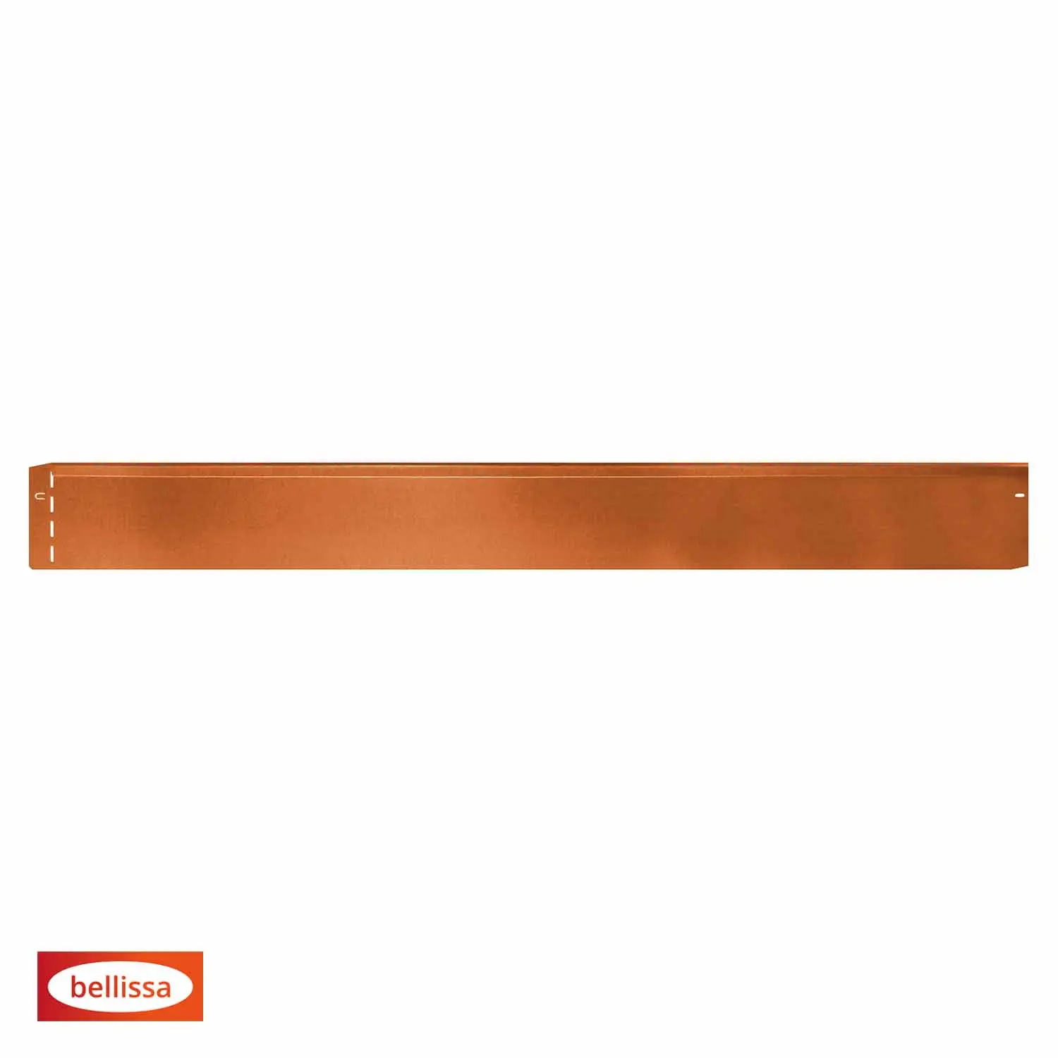 Belissa Rasenkante Corten - Doppelt geschweißte Oberseite - Länge: 115 cm Höhe: 13 cm – Bild 2